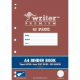 Picture of WRITER PREMIUM BINDER BOOK FEINT RULED 8MM 70GSM 48 PAGE A4 GUITAR