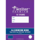 Picture of WRITER PREMIUM EXERCISE BOOK FEINT RULED 8MM 70GSM 48 PAGE A4 STAR