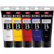 Picture of JASART BYRON ACRYLIC PAINT 75ML PRIMARY WARM ASSORTED PACK 5