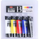 Picture of JASART BYRON ACRYLIC PAINT 75ML PRIMARY COOL SET PACK 5