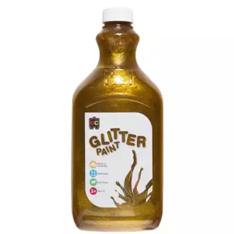 Picture of EDUCATIONAL COLOURS GLITTER PAINT 2 LITRE GOLD