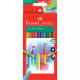 Picture of FABER-CASTELL TRIANGULAR COLOUR PENCILS ASSORTED PACK 12