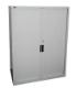 Picture of STEELCO TAMBOUR DOOR CABINET 3 SHELVES 1320H X 900W X 463D MM WHITE SATIN