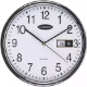 Picture of CARVEN WALL CLOCK WITH DATE 285MM SILVER FRAME