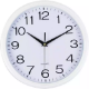 Picture of ITALPLAST WALL CLOCK 300MM GLASS WHITE