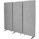 Picture of VISIONCHART ZIP ACOUSTIC TRIPLE EXTENSION PANEL 1650 X 1830MM SILVER