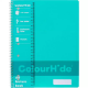 Picture of COLOURHIDE LECTURE NOTEBOOK 140 PAGE A4 AQUA