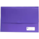 Picture of MARBIG POLYPICK DOCUMENT WALLET FOOLSCAP PURPLE