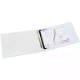 Picture of MARBIG INSERT RING BINDER PVC LANDSCAPE 3D 32MM A3 WHITE