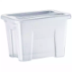 Picture of ITALPLAST STORAGE+ MODULAR STORAGE BOX WITH LID 2 LITRE GRAPHITE