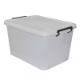 Picture of ITALPLAST ROLLER STORAGE BOX WITH LID 55 LITRE CLEAR