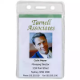 Picture of REXEL ID POUCH SOFT PORTRAIT 62 X 104MM CLEAR PACK 10