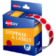 Picture of AVERY 937235 ROUND LABEL DISPENSER 14MM RED BOX 1050