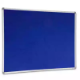 Picture of VISIONCHART CORPORATE FELT PINBOARD ALUMINIUM FRAME 1500 X 1200MM ROYAL BLUE