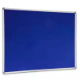 Picture of VISIONCHART CORPORATE FELT PINBOARD ALUMINIUM FRAME 1800 X 1200MM ROYAL BLUE
