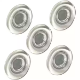 Picture of VISIONCHART GLASSBOARD SUPER STRONG MAGNETIC BUTTONS 30MM CLEAR PACK 5