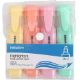 Picture of INITIATIVE HIGHLIGHTER CHISEL ASSORTED PASTEL WALLET 4