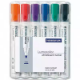 Picture of STAEDTLER 351 LUMOCOLOR WHITEBOARD MARKER BULLET ASSORTED WALLET 6