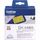 Picture of BROTHER DK-44605 REMOVABLE CONTINUOUS PAPER LABEL ROLL 62MM X 30.48MM YELLOW