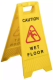 Picture of CLEANLINK SAFETY A-FRAME SIGN WET FLOOR 430 X 280 X 620MM YELLOW