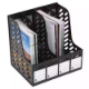 Picture of MARBIG MAGAZINE RACK 4 SECTION BLACK