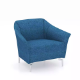 Picture of VENICE FABRIC SOFA CHAIR SINGLE SEATER BLUE