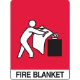 Picture of TRAFALGAR FIRE BLANKET SIGN 300 X 225MM