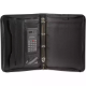 Picture of SPIRAX ZIPPERED COMPENDIUM 4 RING A4 BLACK