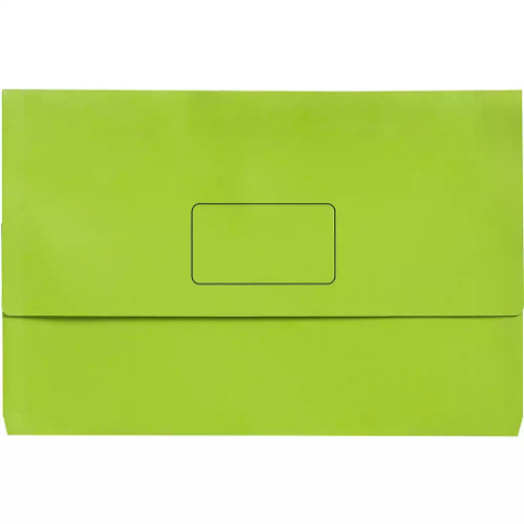 Picture of MARBIG SLIMPICK DOCUMENT WALLET FOOLSCAP GREEN