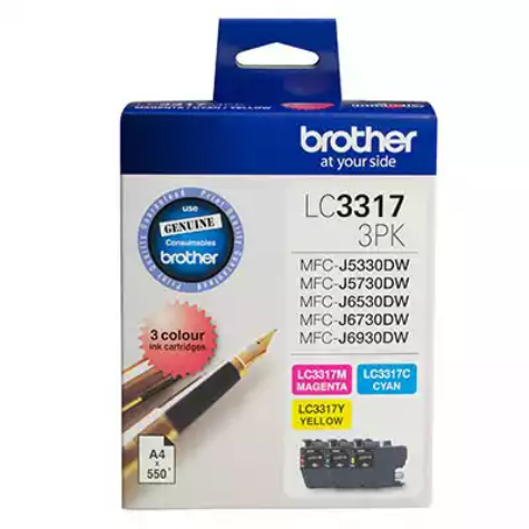 Picture of BROTHER LC33173PK INK CARTRIDGE VALUE PACK CYAN/MAGENTA/YELLOW