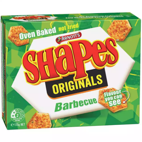 Picture of ARNOTTS SHAPES BBQ 175G