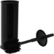 Picture of COMPASS TOILET BRUSH POWDER COATED BLACK