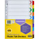 Picture of MARBIG DIVIDER REINFORCED 10-TAB A4 ASSORTED