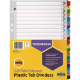 Picture of MARBIG INDEX DIVIDER MANILLA 1-20 TAB A4 ASSORTED
