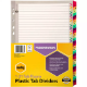 Picture of MARBIG DIVIDER REINFORCED MANILLA 31-TAB A4 FLUORO ASSORTED