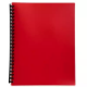 Picture of MARBIG DISPLAY BOOK REFILLABLE 20 POCKET A4 RED