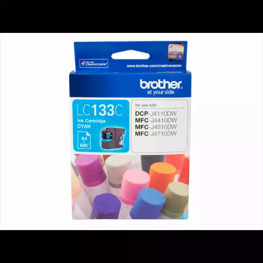 Picture of BROTHER LC133C INK CARTRIDGE CYAN