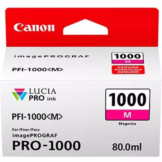 Picture of CANON PFI1000M INK CARTRIDGE MAGENTA