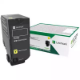 Picture of LEXMARK 74C6HY0 TONER CARTRIDGE HIGH YIELD YELLOW