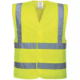 Picture of PORTWEST C470 HI-VIS TWO BAND AND BRACE VEST YELLOW 4XL/5XL