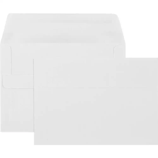 Picture of CUMBERLAND C6 ENVELOPES BANKER PLAINFACE SELF SEAL 80GSM 114 X 162MM WHITE BOX 500
