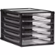 Picture of ESSELTE DESKTOP FILING 5 DRAWERS A4 BLACK FRAME