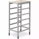 Picture of VISIONCHART EDUCATION MOBILE STORAGE TOTE TRAY TROLLEY 5 BAYS
