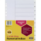 Picture of MARBIG INDEX DIVIDER PP 1-10 TAB A4 WHITE