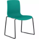 Picture of DAL ACTI CHAIR SLED BASE BLACK POWDERCOAT FRAME TEAL SHELL