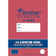 Picture of WRITER PREMIUM EXERCISE BOOK FEINT RULED 8MM 70GSM 64 PAGE A4 TRIANGLE
