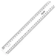 Picture of BANTEX RULER PLASTIC 300MM CLEAR