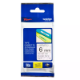 Picture of BROTHER TZE-111 LAMINATED LABELLING TAPE 6MM BLACK ON CLEAR