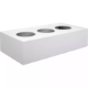 Picture of GO STEEL PLANTER BOX 1200MM WHITE CHINA