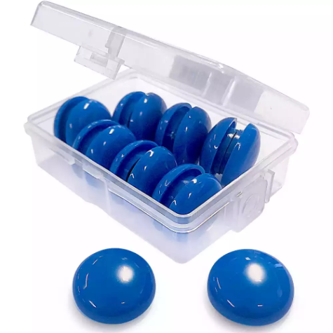 Picture of VISIONCHART WHITEBOARD MAGNETS 20MM ROUND BLUE PACK 16